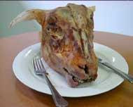 Nazi human coat hangers and string R_goat_head_2