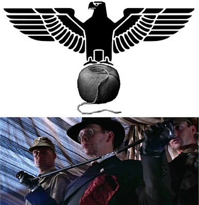 Nazi human coat hangers and string %253B