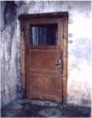 Tür der "Gaskammer" von Auschwitz