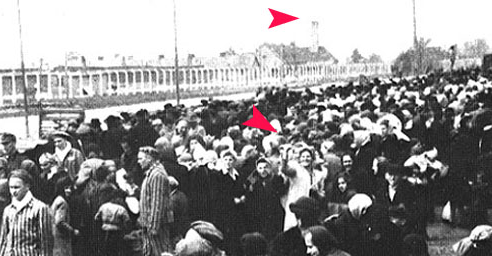 Това не е фалшификат, но пък е интересно щастлива тази госпожа еврейка от снимката с фона на уж непрекъснато димящия комин от пещта в която са горяли евреите.