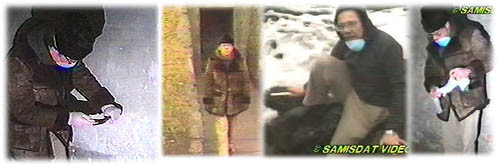 Фред Лойхтер взимащ проби от газовите камери.