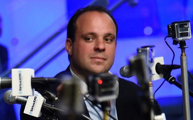 Boris Epshteyn attending SiriusXM’s “White in America” special at SiriusXM Studios in New York City, June 30, 2015. (Ilya S. Savenok/Getty Images for SiriusXM)