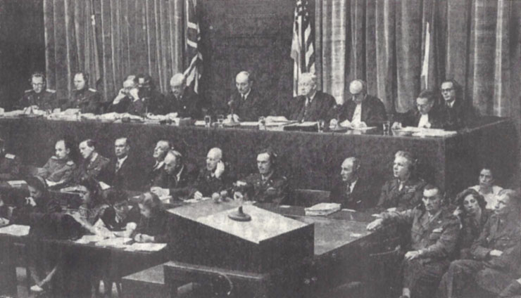The Nuremberg Tribunal judges The Nuremberg Tribunal judges