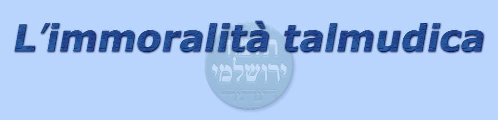 titolo l'immoralità talmudica