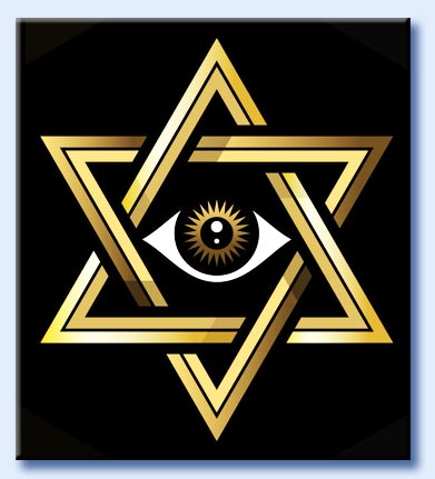occhio onniveggente - esagramma