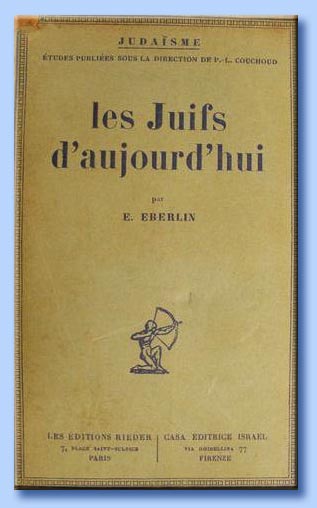elie eberlin - les juifs d'aujourd'hui
