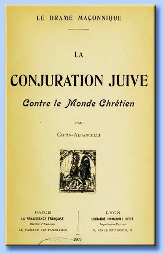 la conjuration juive contre le monde chrétien