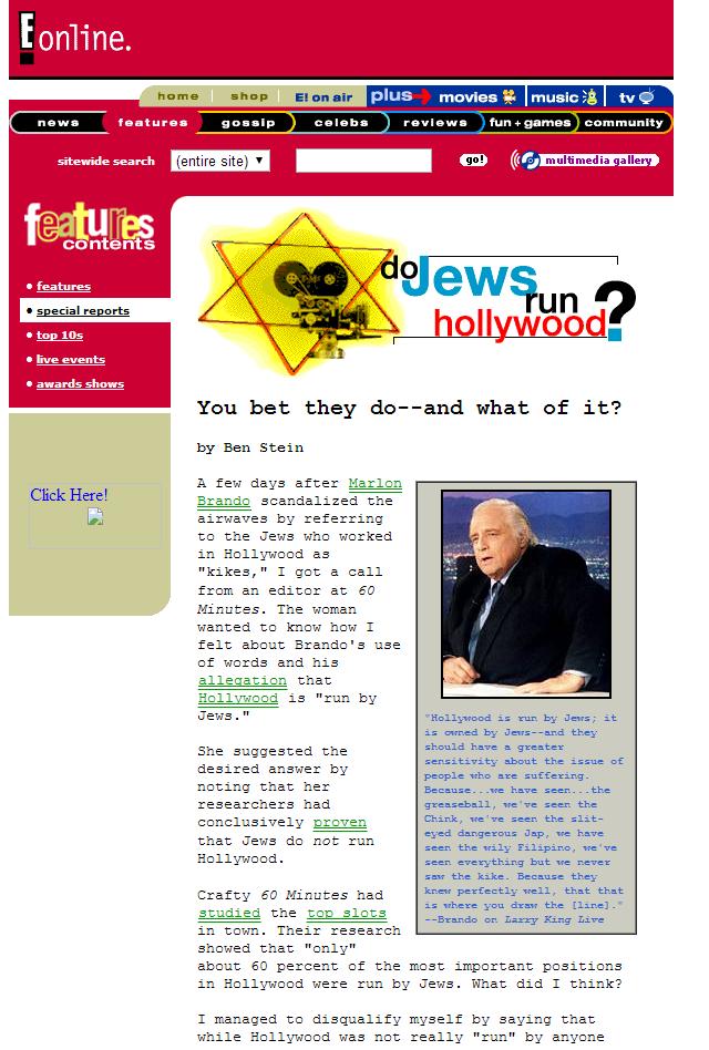 Jews DO control the media