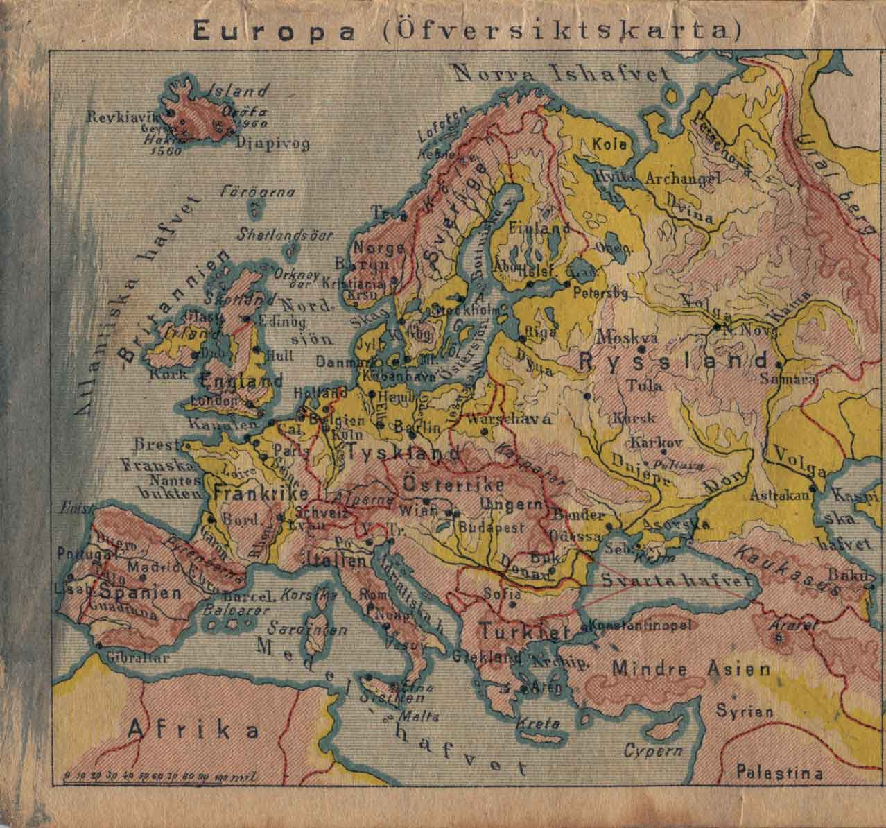 Kartbok Europa