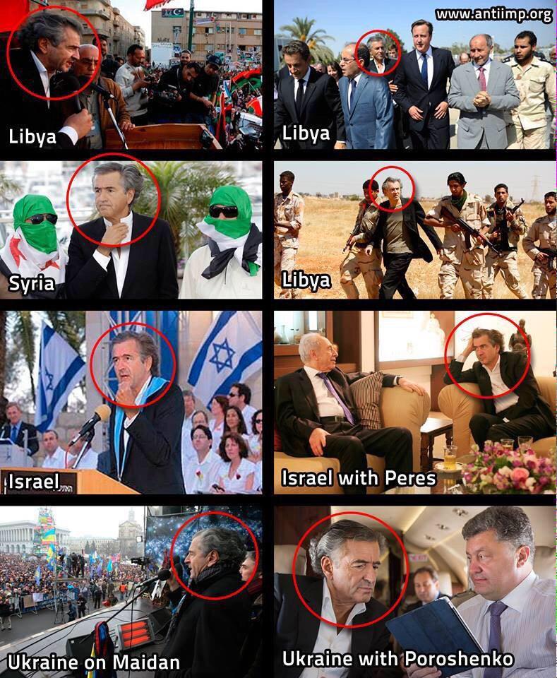 Bernard-Henri Lévy - Agent of Israel | The photo dossier - Radio Islam