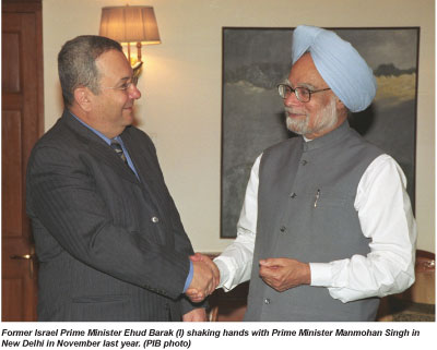 Israel´s Barak and India´s Singh