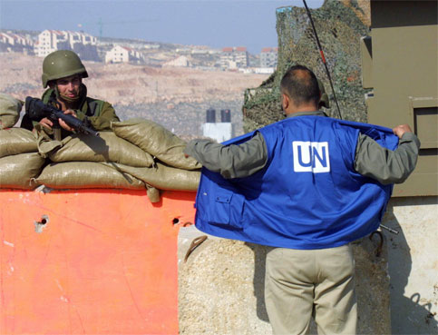 UN at Israeli checkpoint