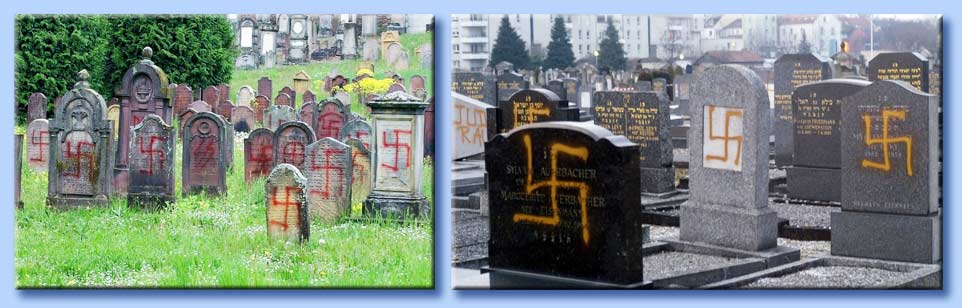 cimiteri ebraici profanati